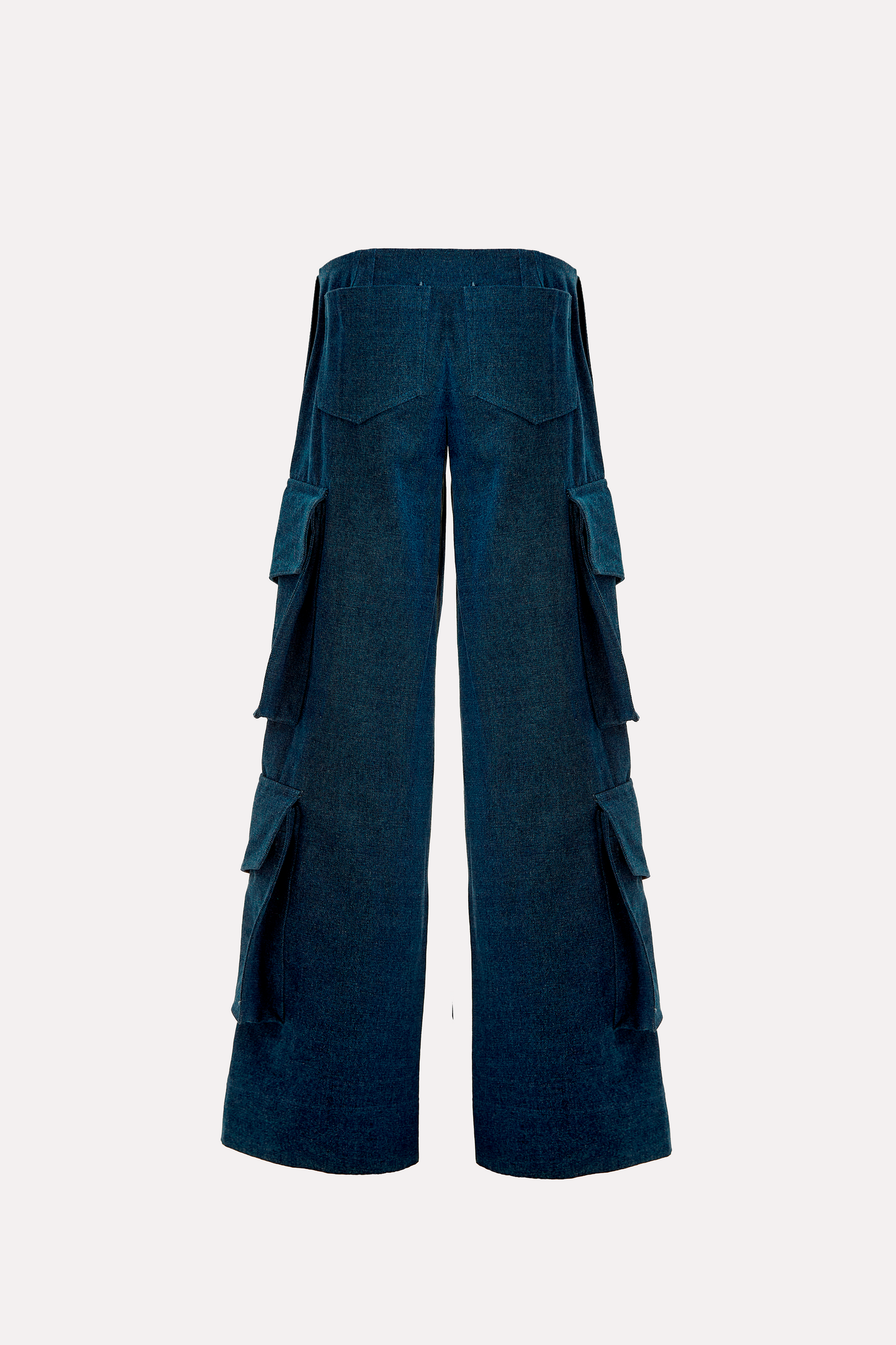 Denim Cargo Pants