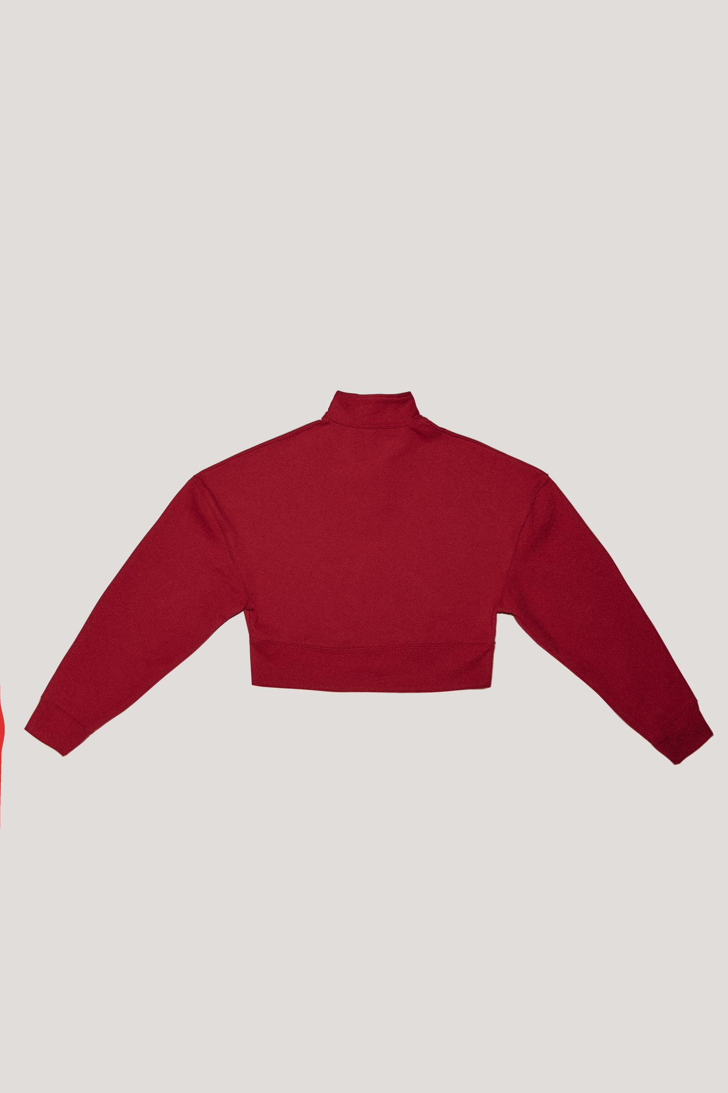 Sudadera Roja Cuello