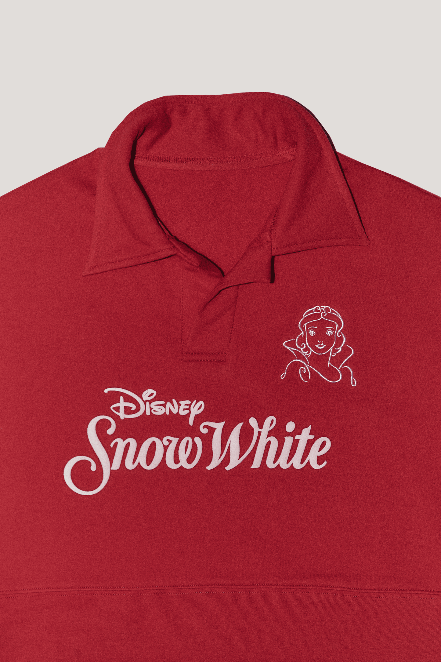 Sudadera Roja Cuello