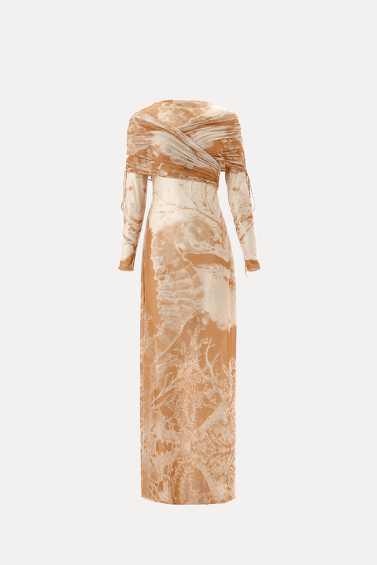 Vestido Cruzado Mesh Radiografía