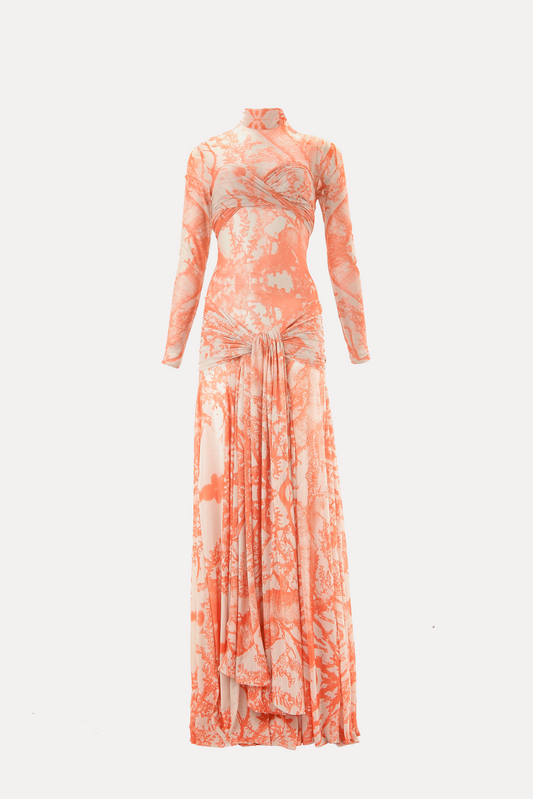 Vestido Mesh Corales