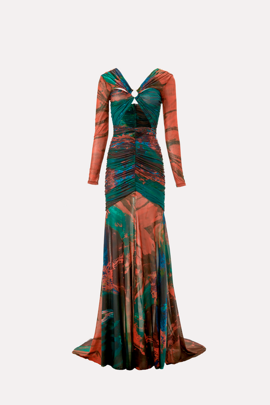 Vestido Psicodelico Mesh