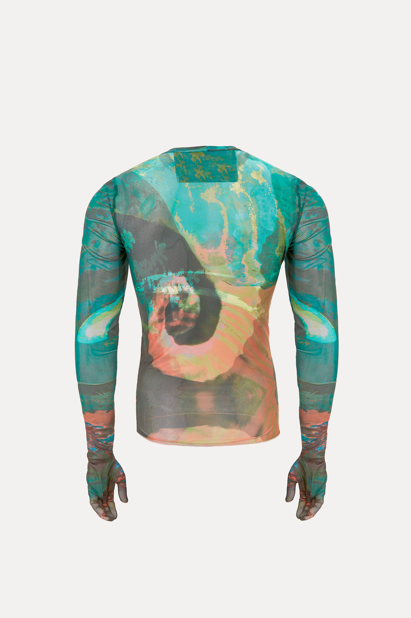 Mesh Shirt Psicodelico with Gloves