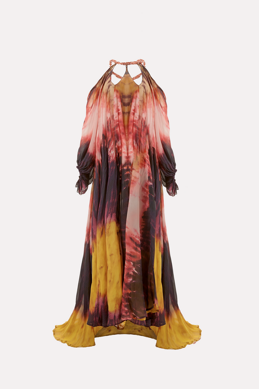 Vestido Fluído Multicolor