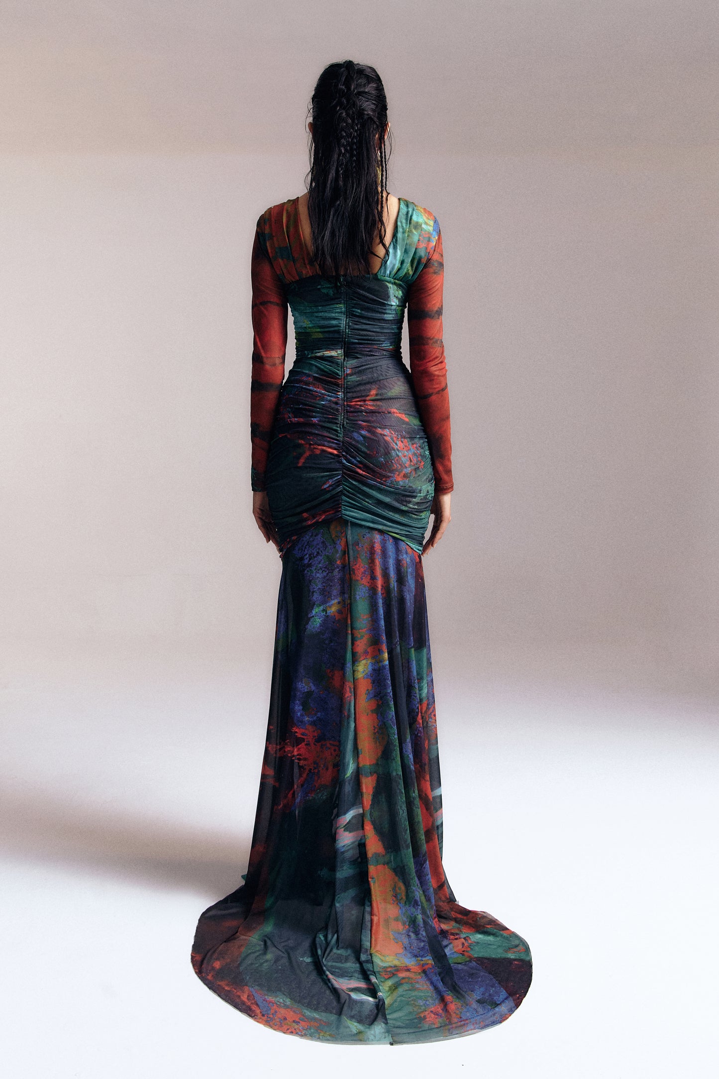 Vestido Psicodelico Mesh