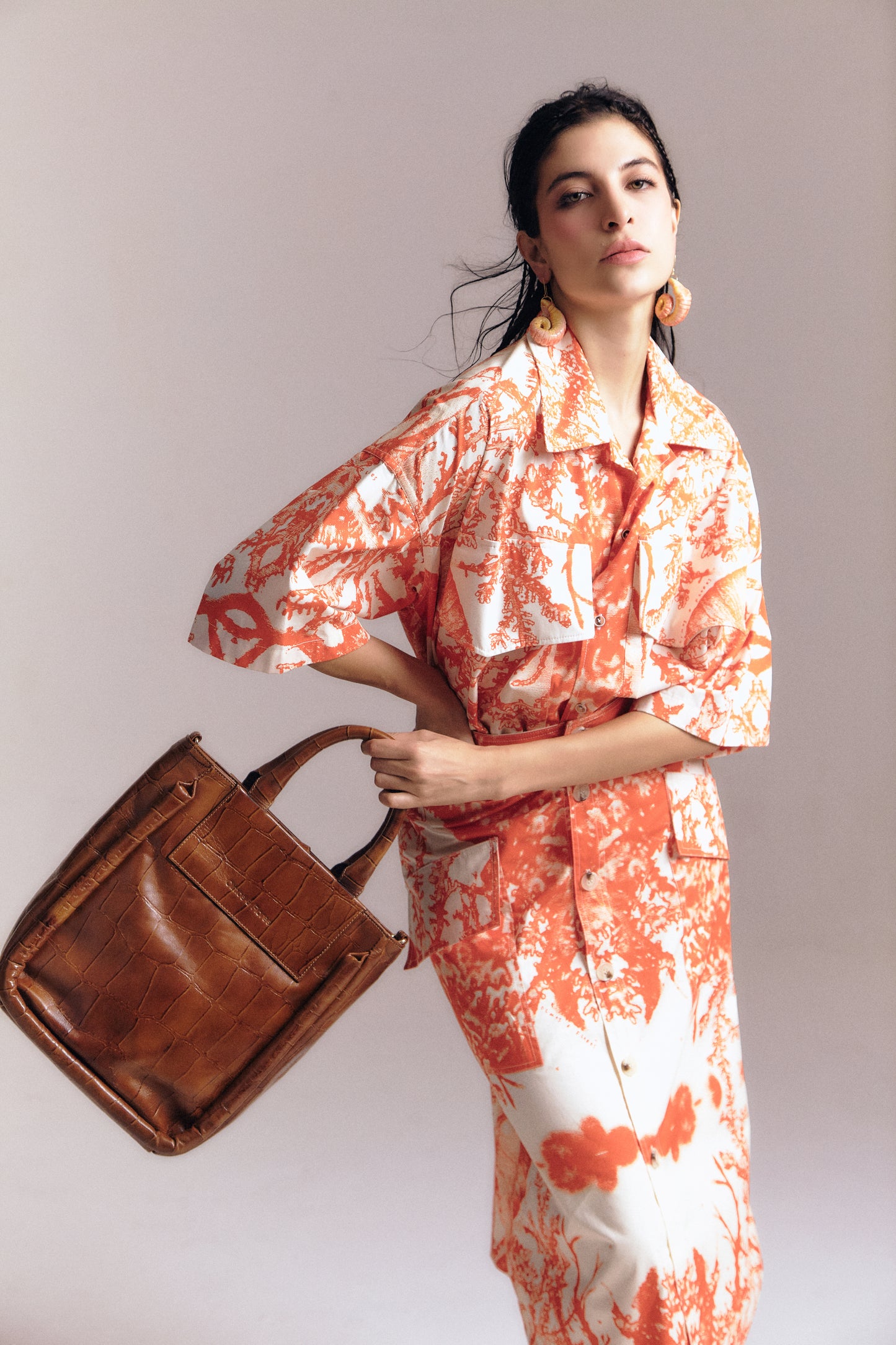 Falda Cargo Corales