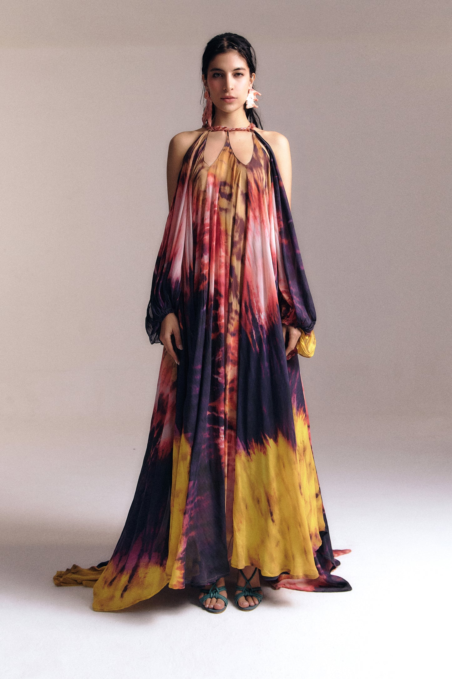 Multicolored Flowy Dress