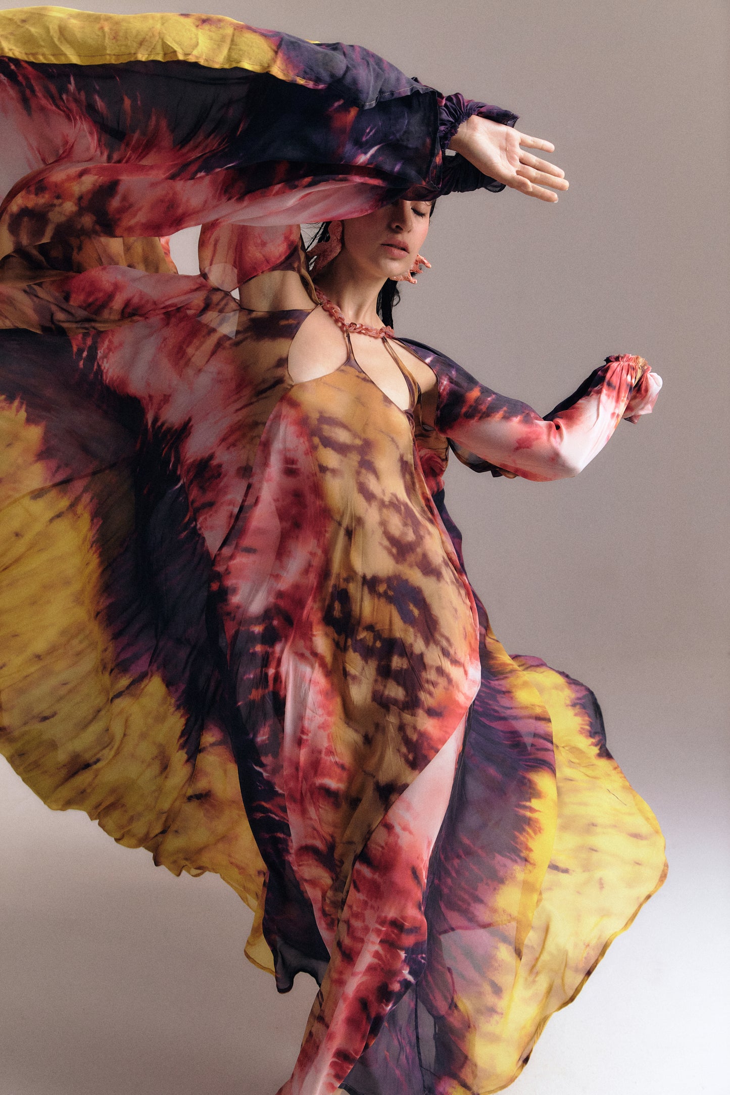 Multicolored Flowy Dress