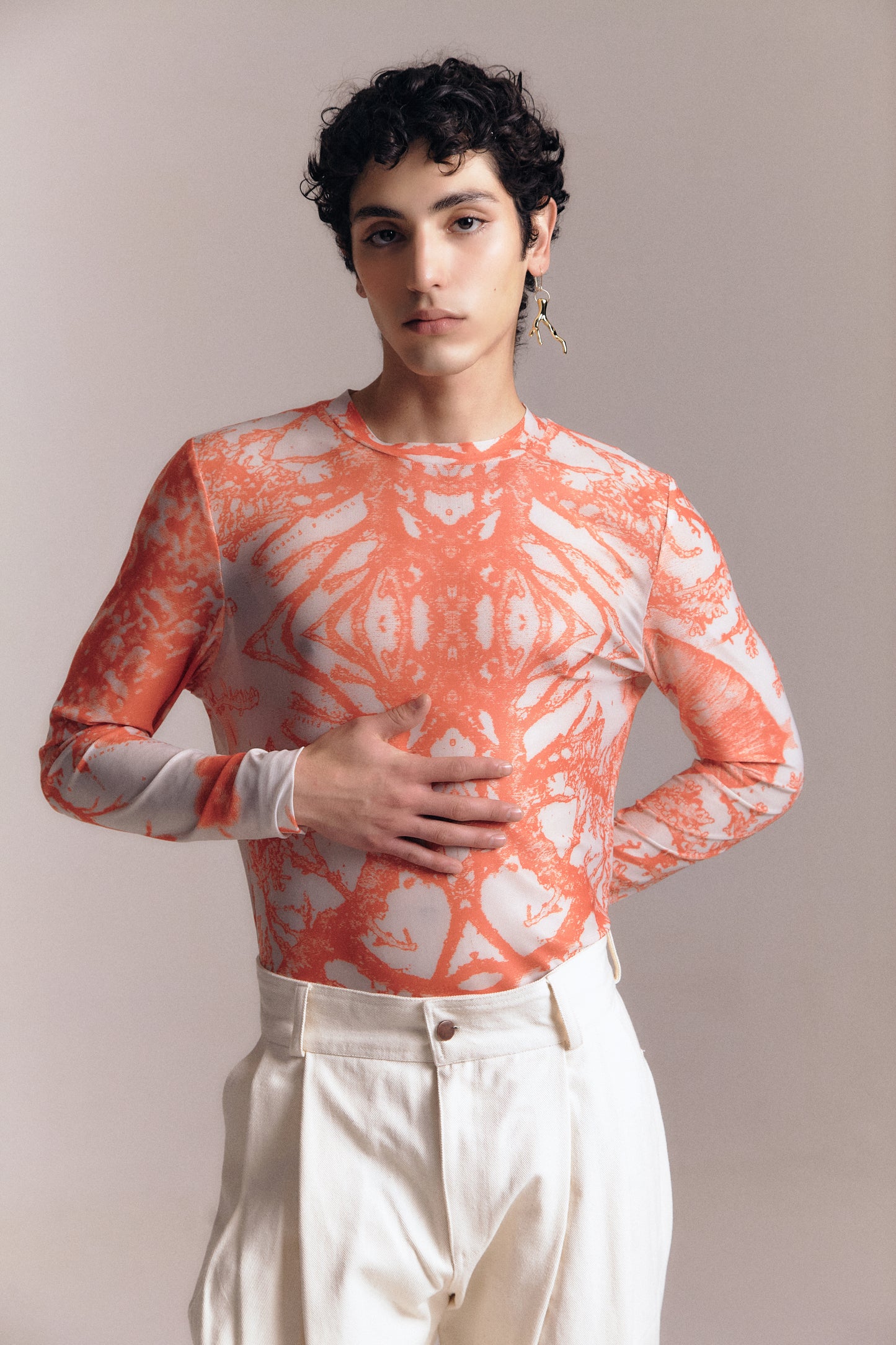 Playera Mesh Corales