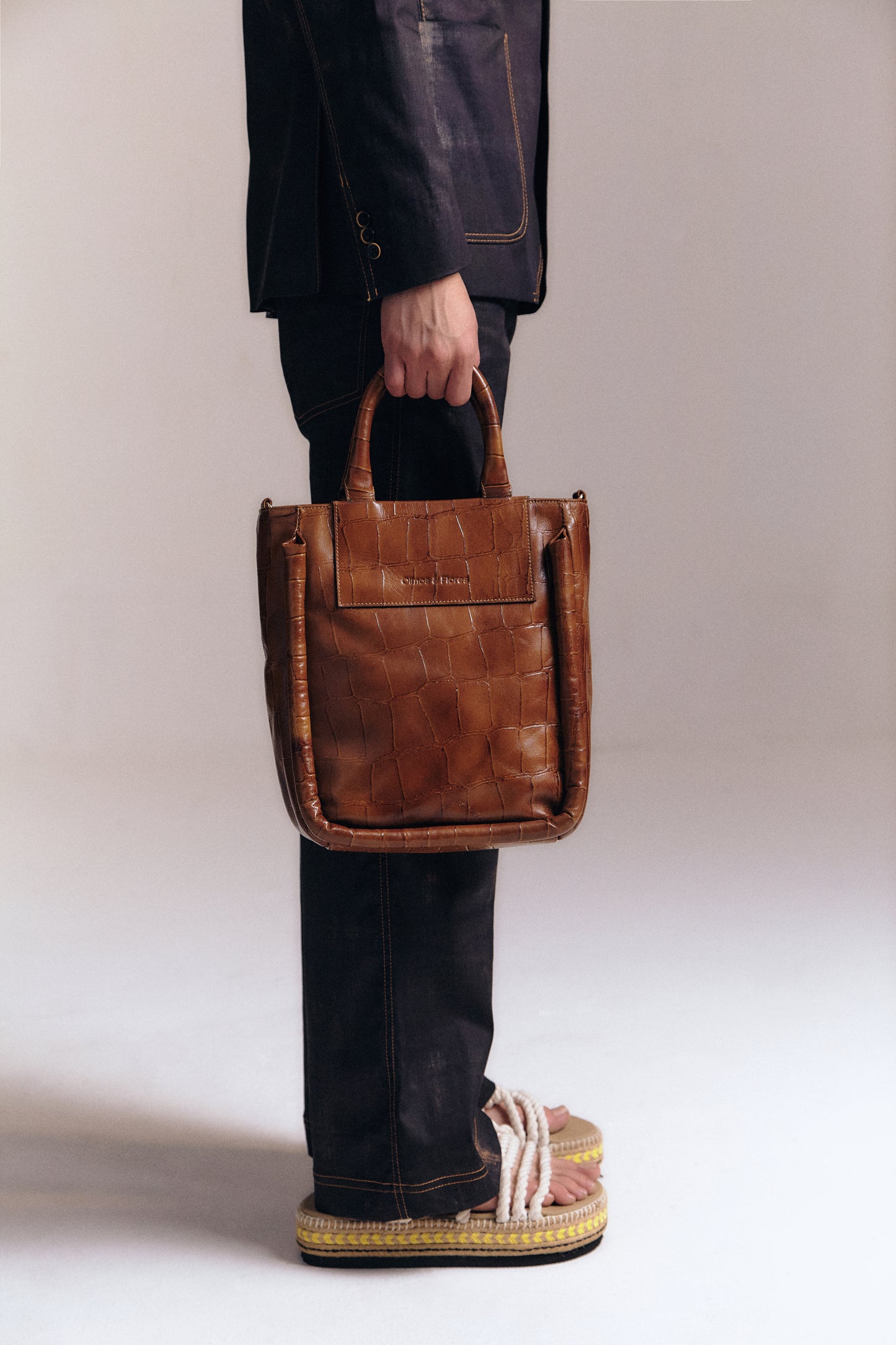 Jeanshose mit Rosteffekt