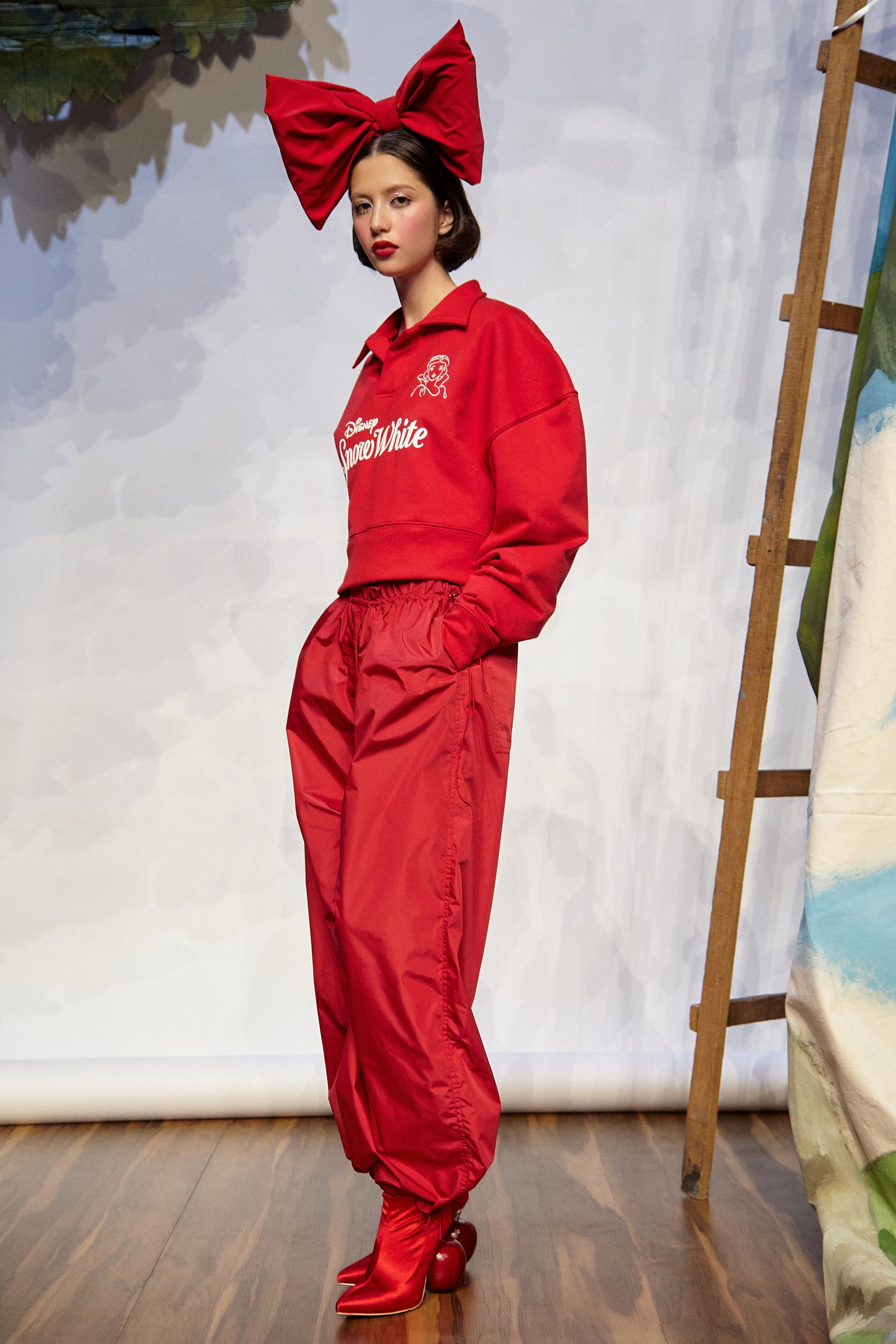Sudadera Roja Cuello