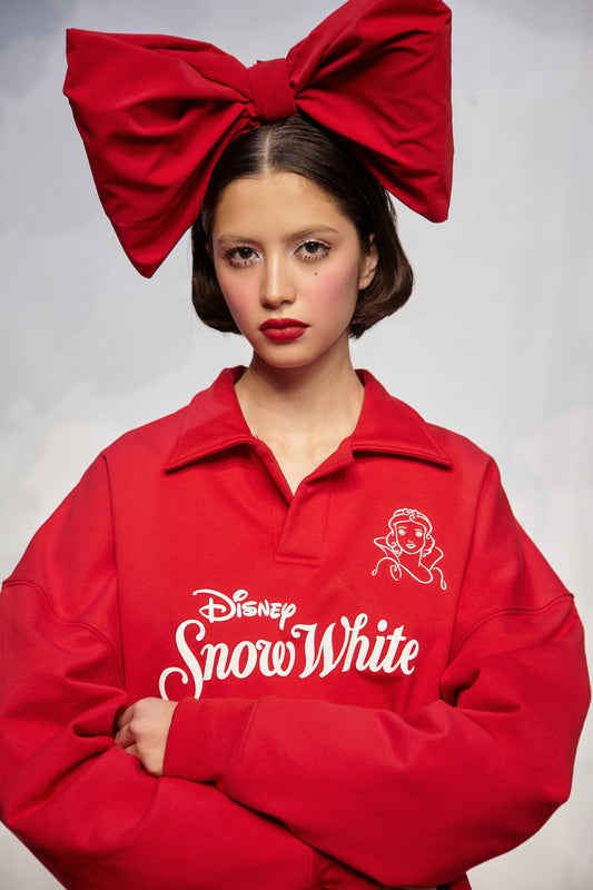 Sudadera Roja Cuello