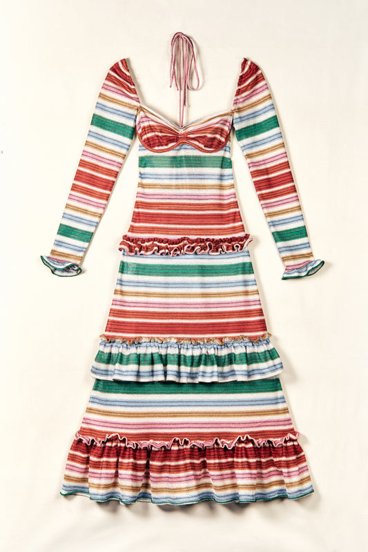 Midi Striped Dress