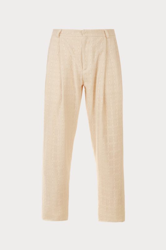 Pantalón Crochet Flores