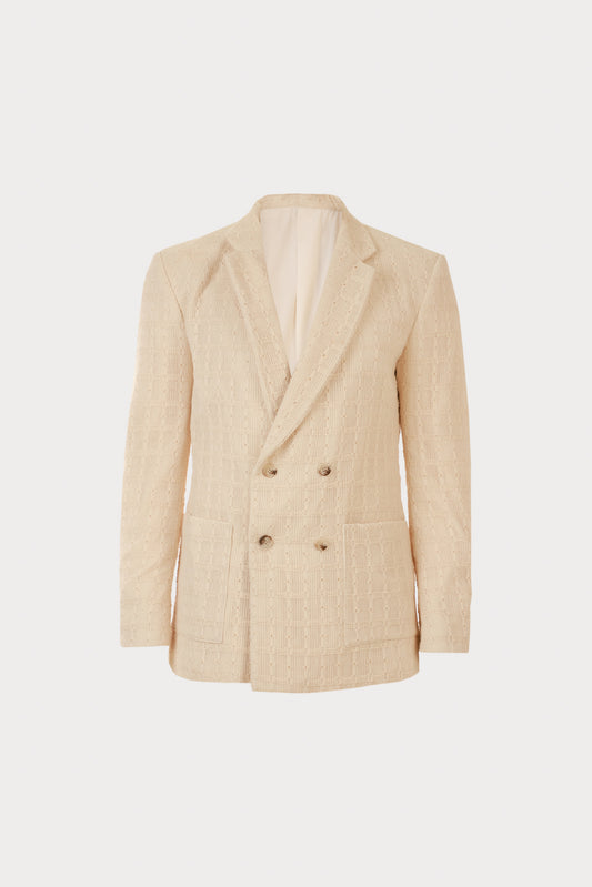 Blazer Crochet Flores