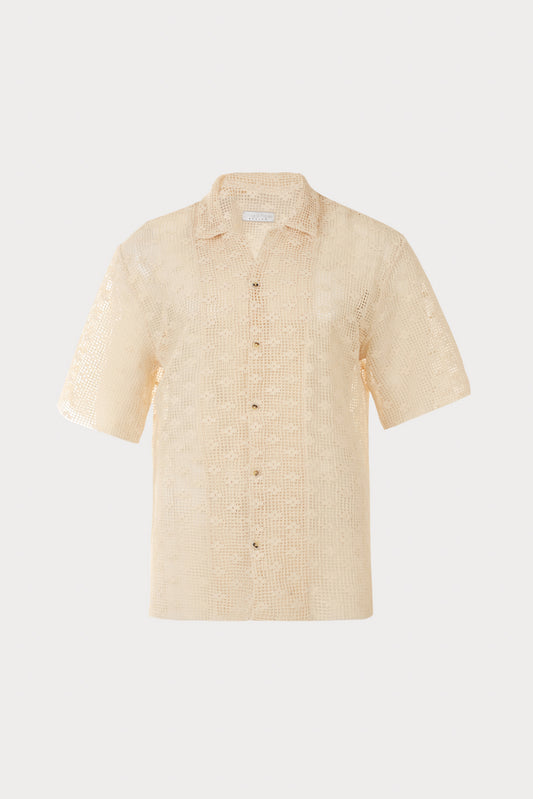 Camisa Crochet Flores