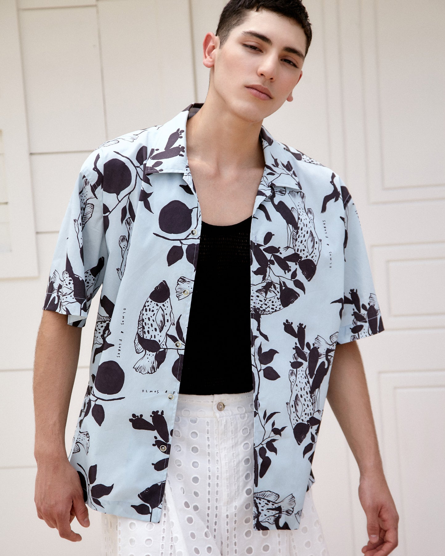 Tank Top Palmera Negro