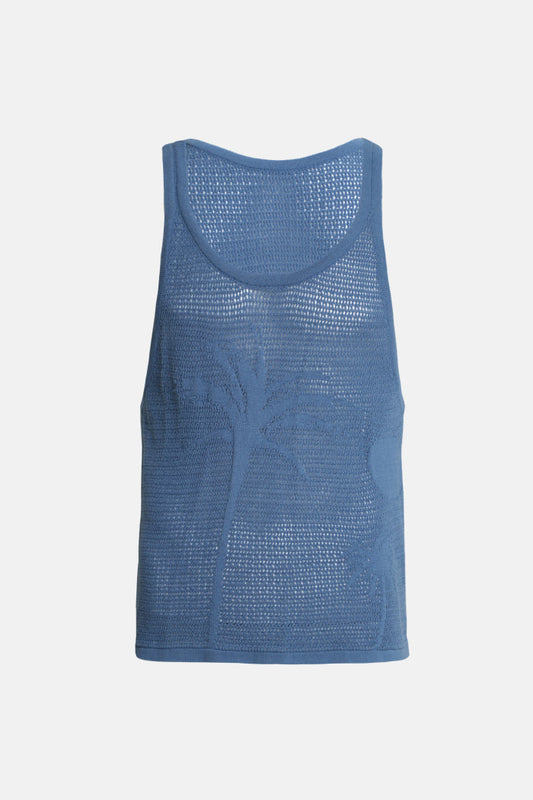 Tank Top Palmera Azul