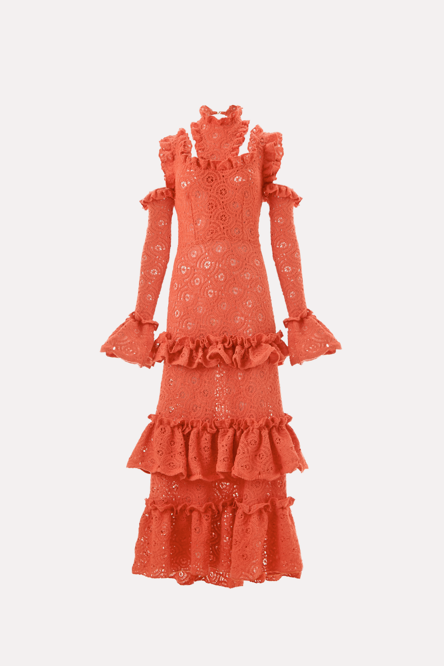 Knitted Dress Coral