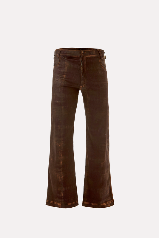 Pantalón Denim Efecto Oxidado