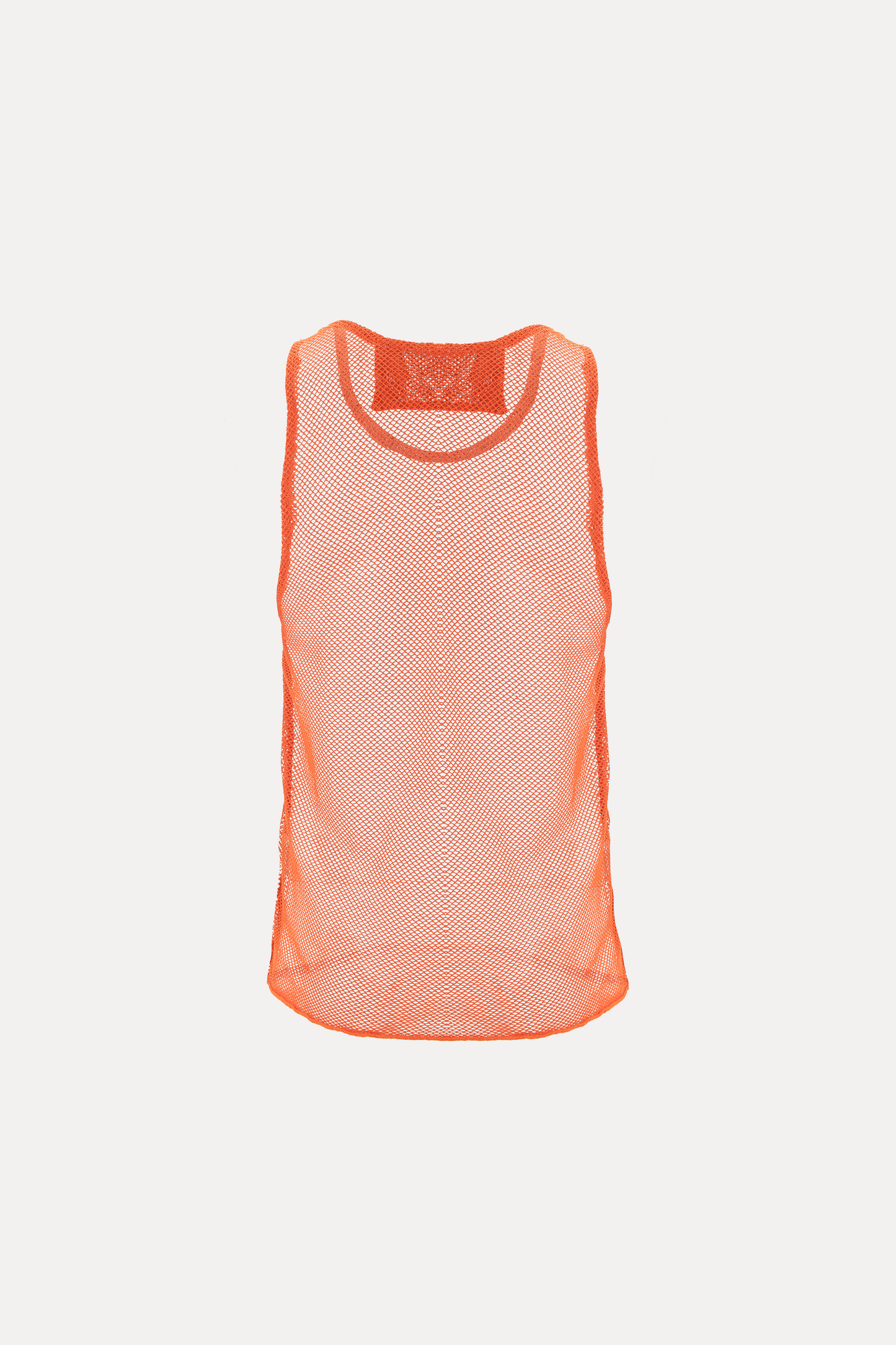 Fishnet Tank Top Orange