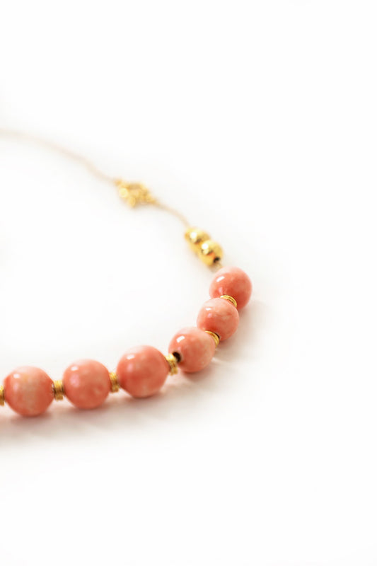 Ceramic Coral Necklace