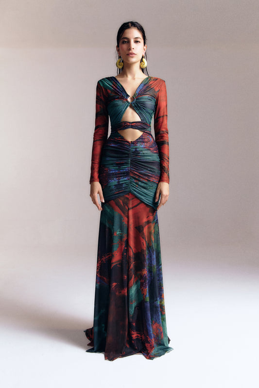 Dress Psicodelico Mesh
