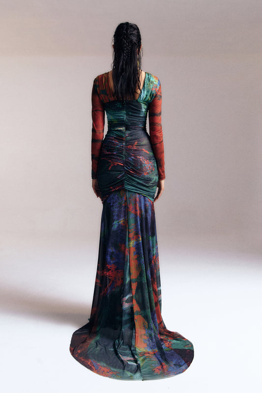 Dress Psicodelico Mesh