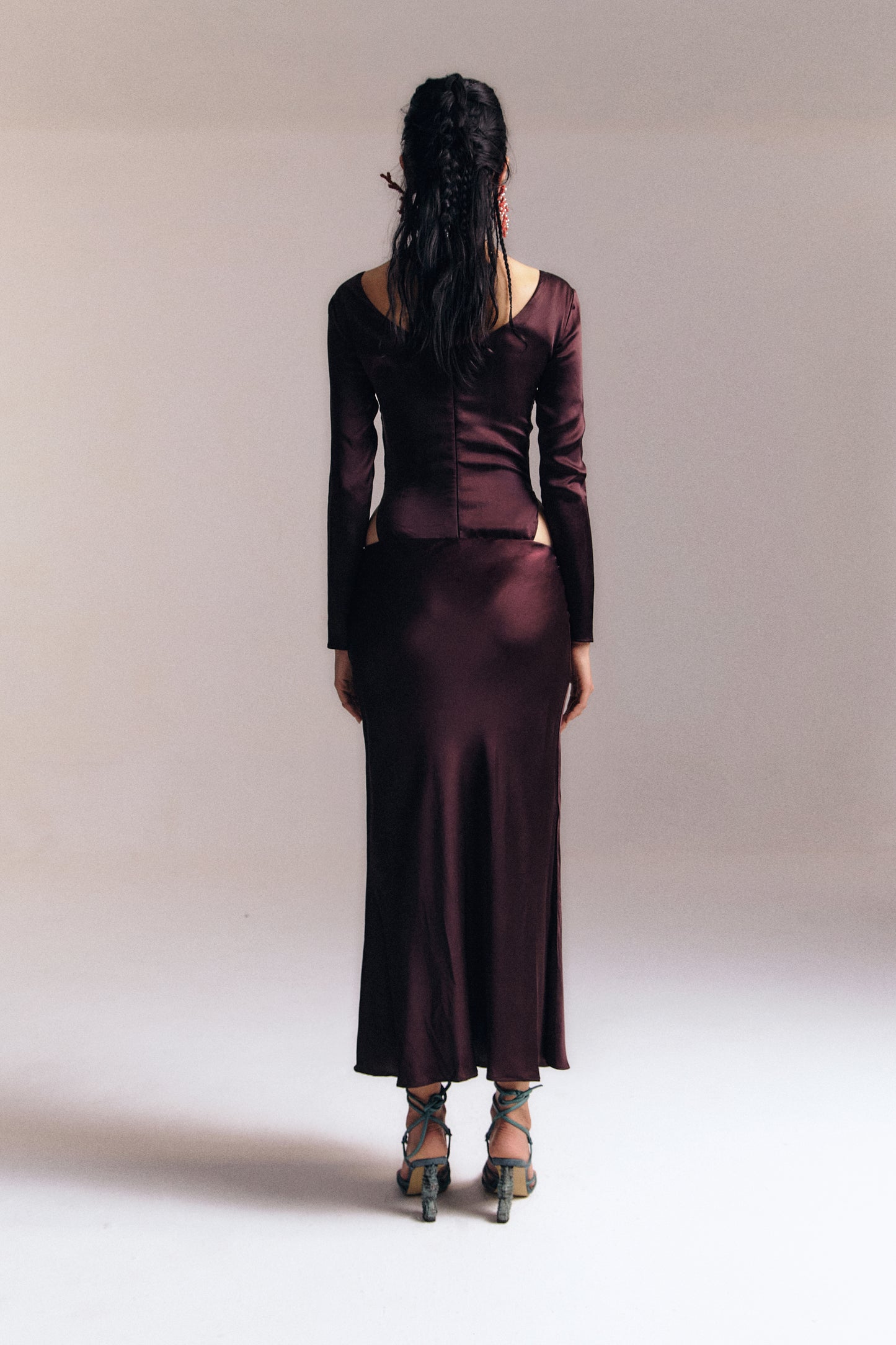 Cut Out Body Burgundy