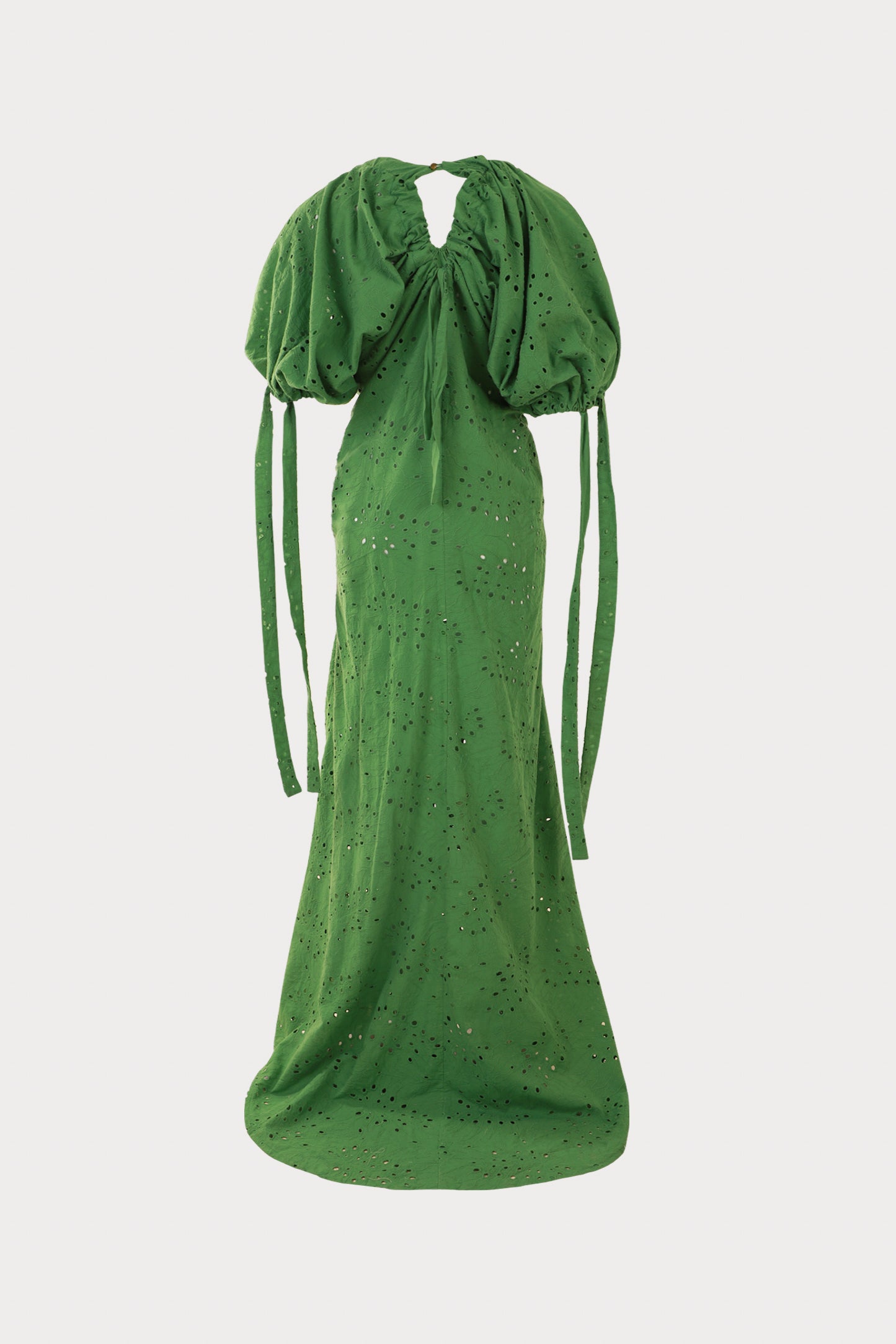 Green Eyelet Beach Dress