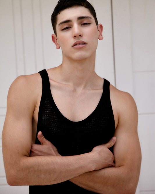 Tank Top Palmera Negro