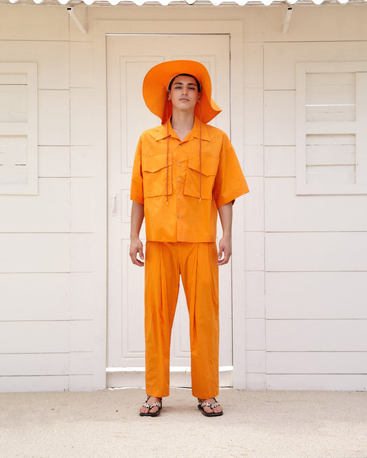Orange Pants