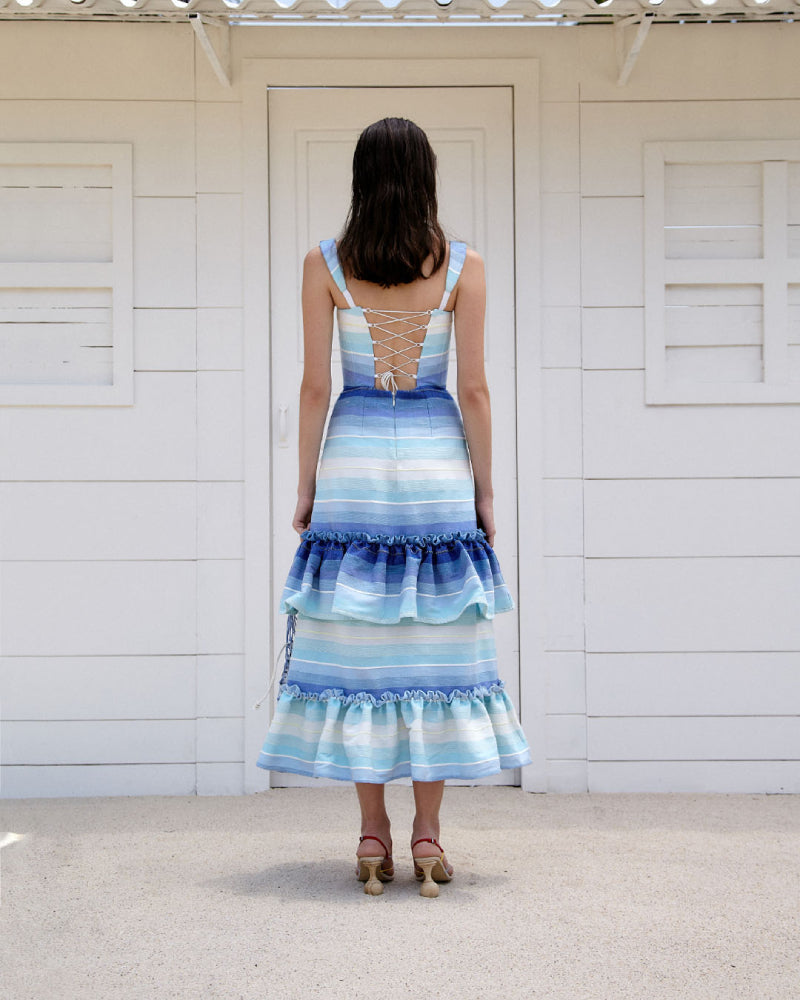 Vestido Telar Océano