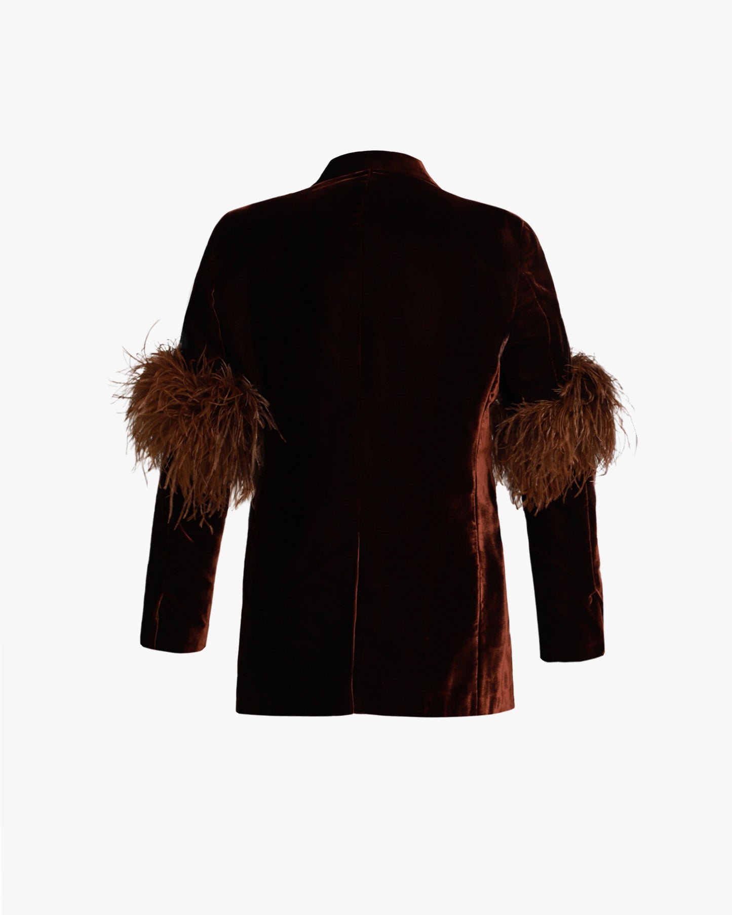 Brown Velvet Blazer 